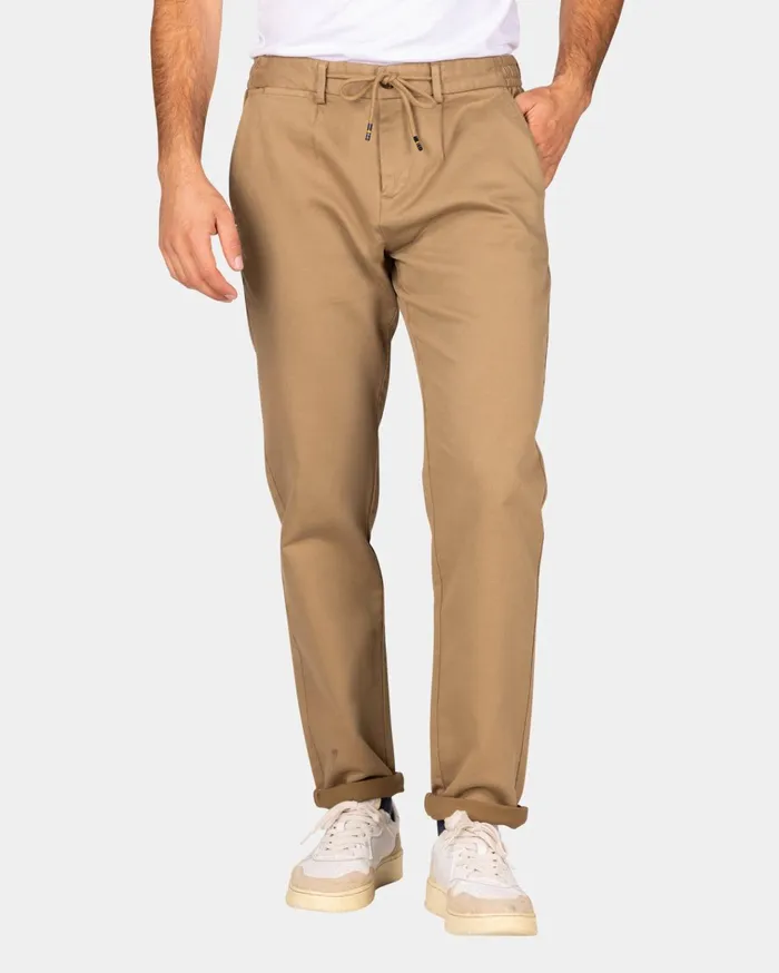 NZA New Zealand Auckland Trousers Ecru Jersey Chino 8211 Shimmering Sand 8211 Men