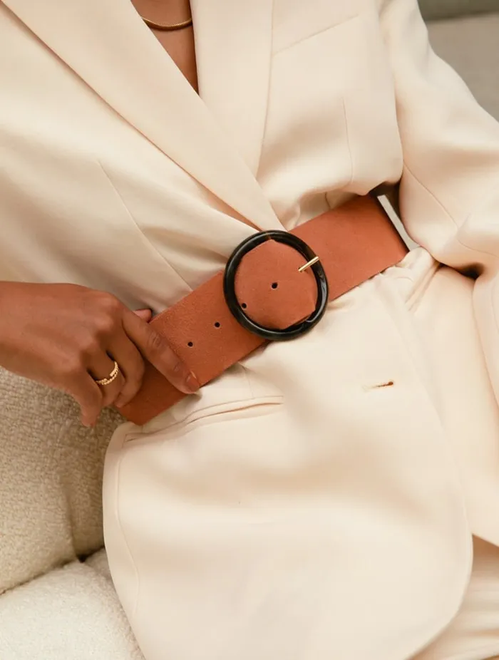 Oia Powder Blush Women Bobbies Belts