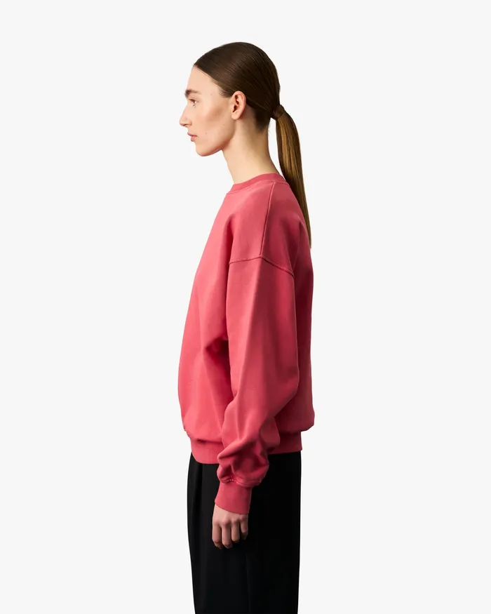 Organic Oversized Crew 8211 Desert Khaki Women Crewneck Sweatshirts Colorfulstandard