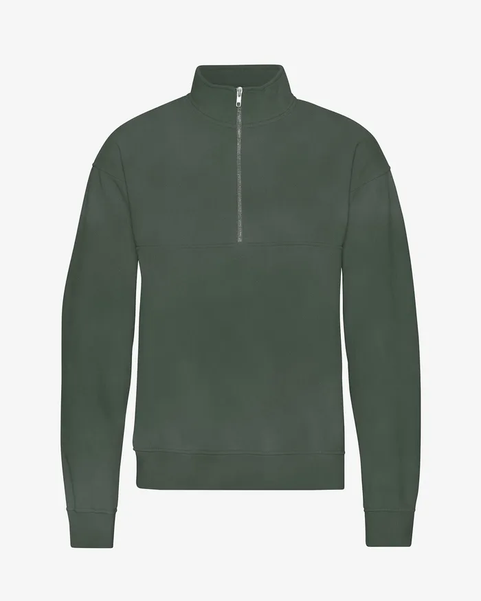 Organic Quarter Zip 8211 Midnight Forest Quarter Zips Colorfulstandard Men