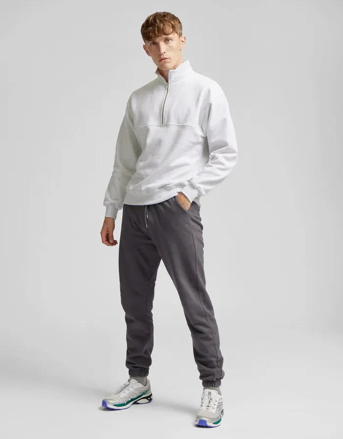 Organic Quarter Zip 8211 Midnight Forest Quarter Zips Colorfulstandard Men