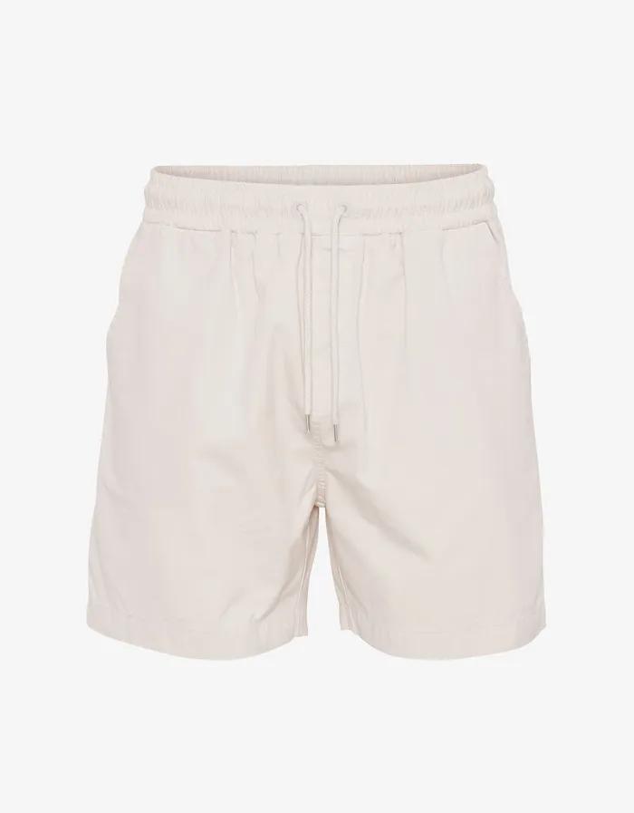 Organic Twill Shorts 8211 Ivory White Men Shorts Colorfulstandard