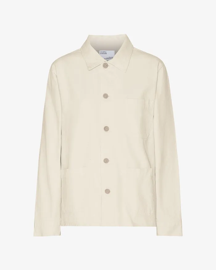 Organic Workwear Jacket 8211 Ivory White Workwear Jackets Colorfulstandard Women