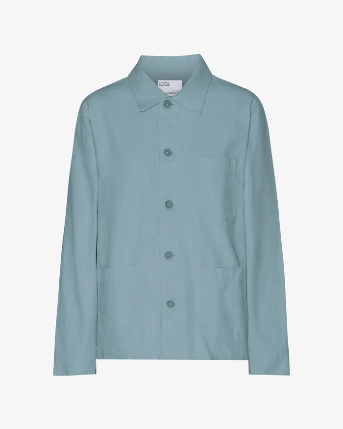 Organic Workwear Jacket 8211 Stone Blue Women Workwear Jackets Colorfulstandard