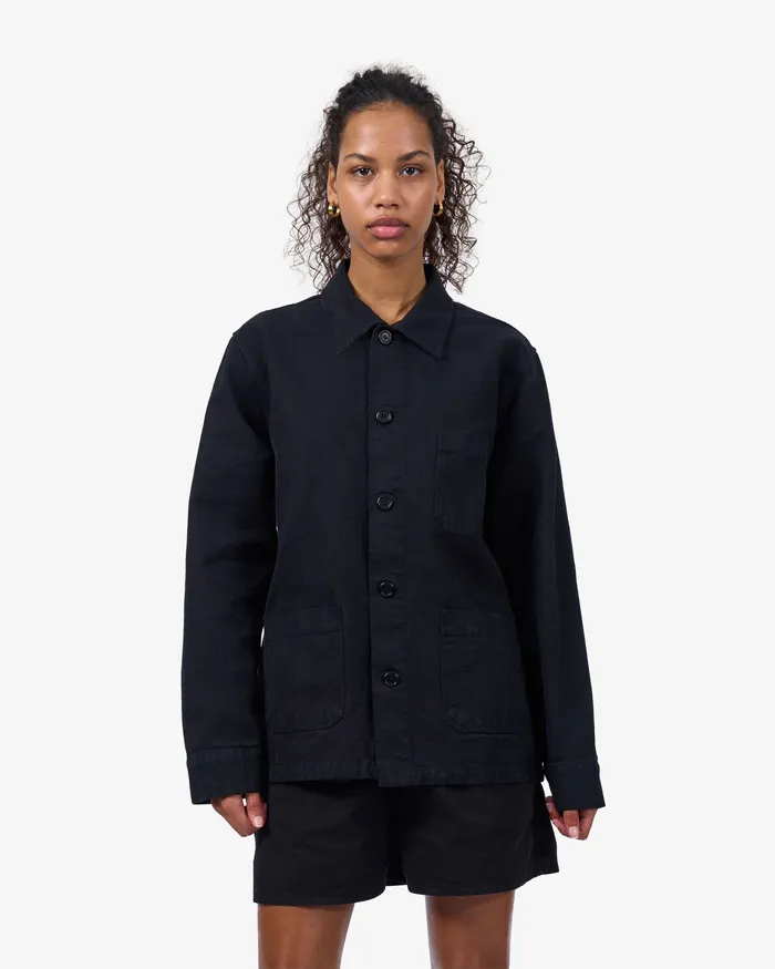 Organic Workwear Jacket 8211 Stone Blue Women Workwear Jackets Colorfulstandard