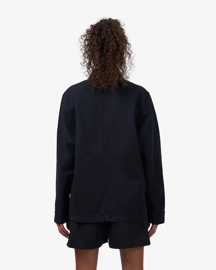 Organic Workwear Jacket 8211 Stone Blue Women Workwear Jackets Colorfulstandard
