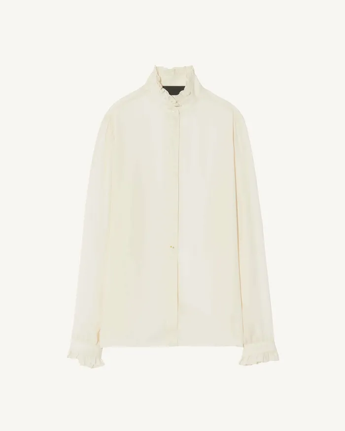 ORIN SHIRT Ivory Women Tops Nili Lotan