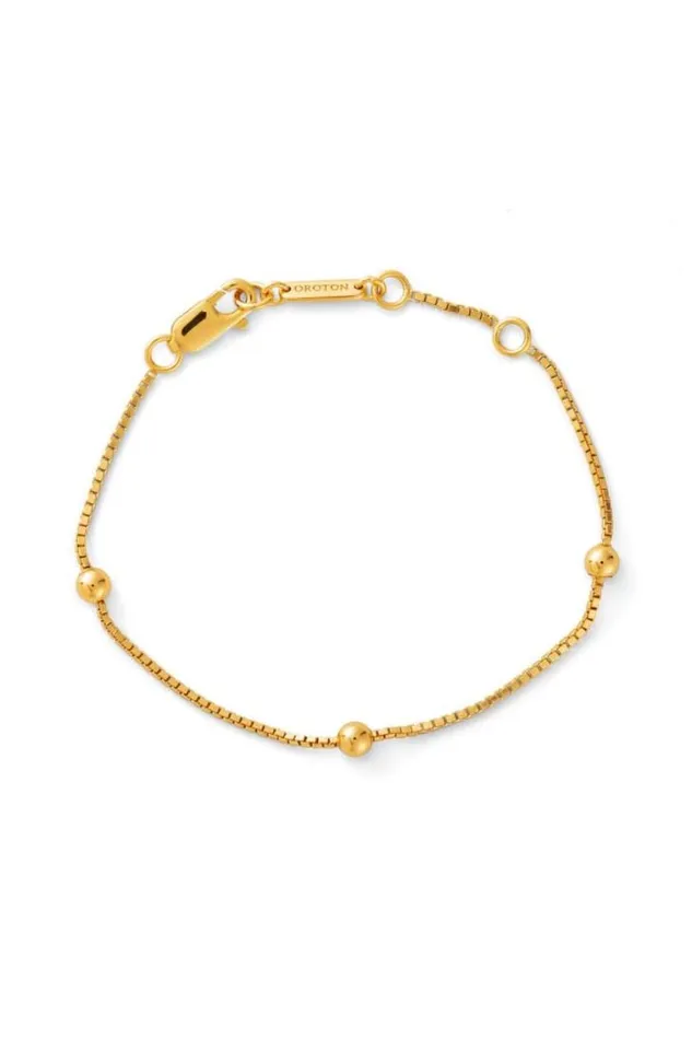 Oroton Bracelets Sphere Bracelet 18k Gold 8211 Jewellery