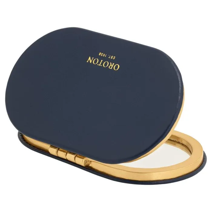 Oroton Compact Mirrors Fife Mirror French Navy 8211 Accessories