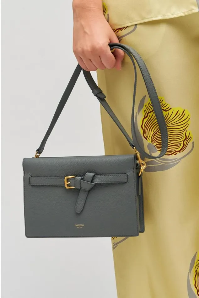Oroton Crossbody Margot Crossbody Dark Slate 8211 Women