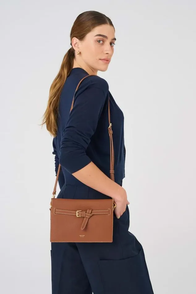 Oroton Crossbody Margot Crossbody Whiskey 8211 Women