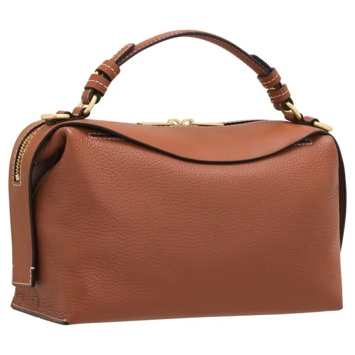Oroton Crossbody Mica Small Bowler Brandy 8211 Women