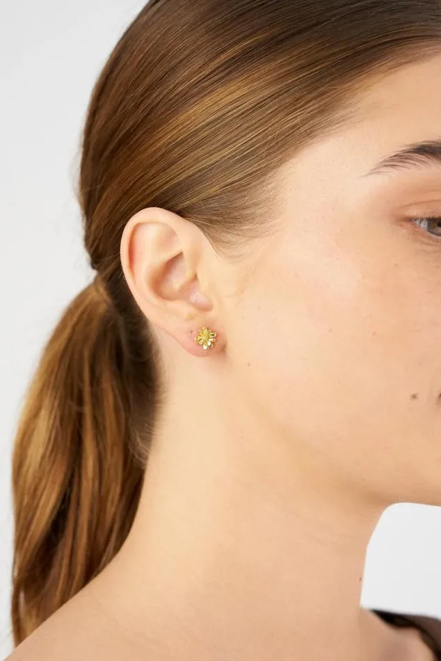 Oroton Earrings Daisy Studs 18k Gold 8211 Jewellery