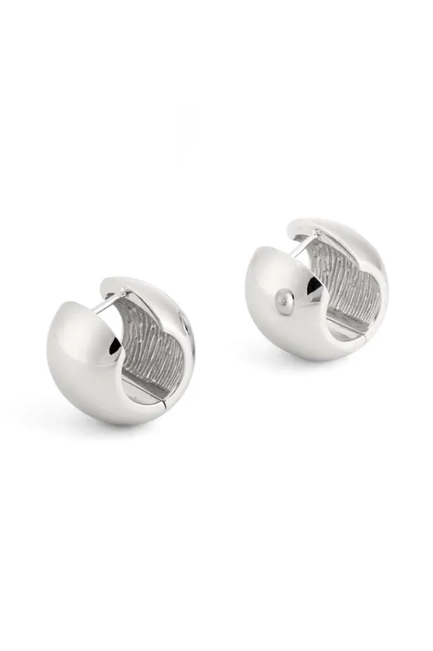 Oroton Earrings Josie Huggies Silver 8211 Jewellery