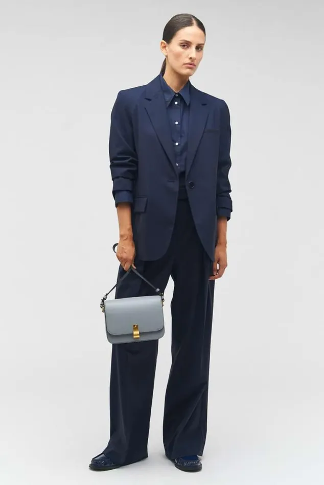 Oroton Jackets and Outerwear Single Breasted Blazer North Sea 8211 Women