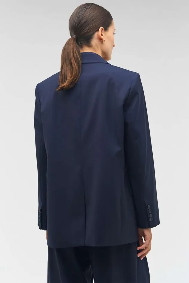 Oroton Jackets and Outerwear Single Breasted Blazer North Sea 8211 Women