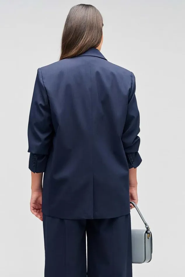 Oroton Jackets and Outerwear Single Breasted Blazer North Sea 8211 Women