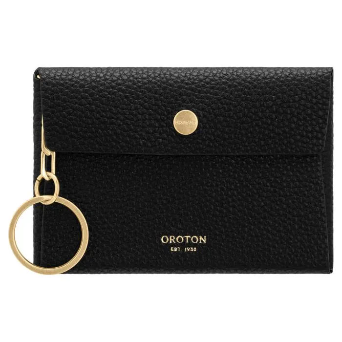 Oroton Keyrings Margot Keyring Pouch Black 8211 Accessories