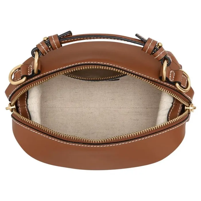Oroton Mini Bags Mica Mini Bowler Brandy 8211 Women