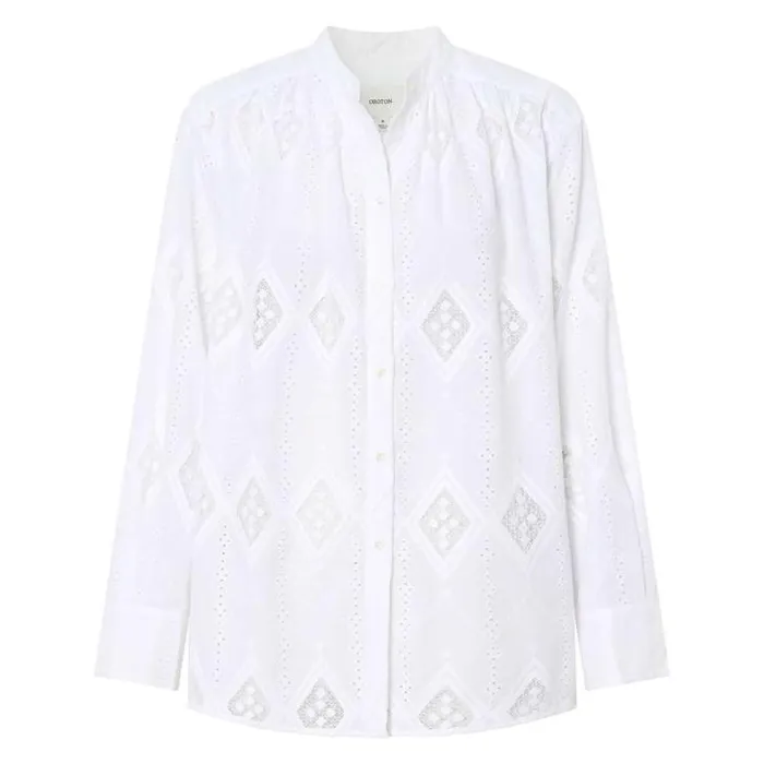 Oroton Tops Diamond Lace Tunic White 8211 Women
