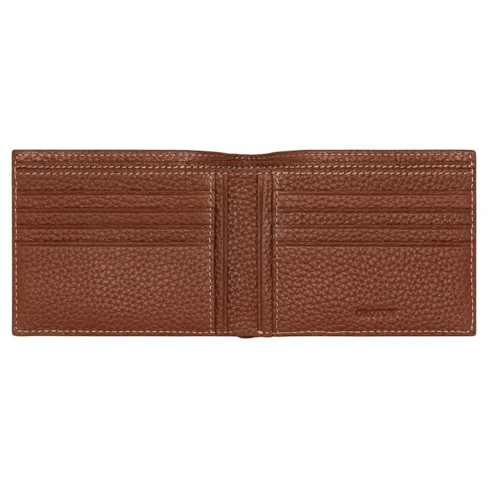 Oroton Wallets Marcus 8 Card Wallet Dark Whiskey 8211 Men