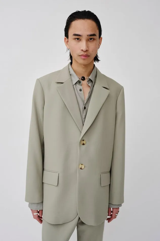 Osaka M 8211 Seagrass Men Won Hundred Coats and Jackets
