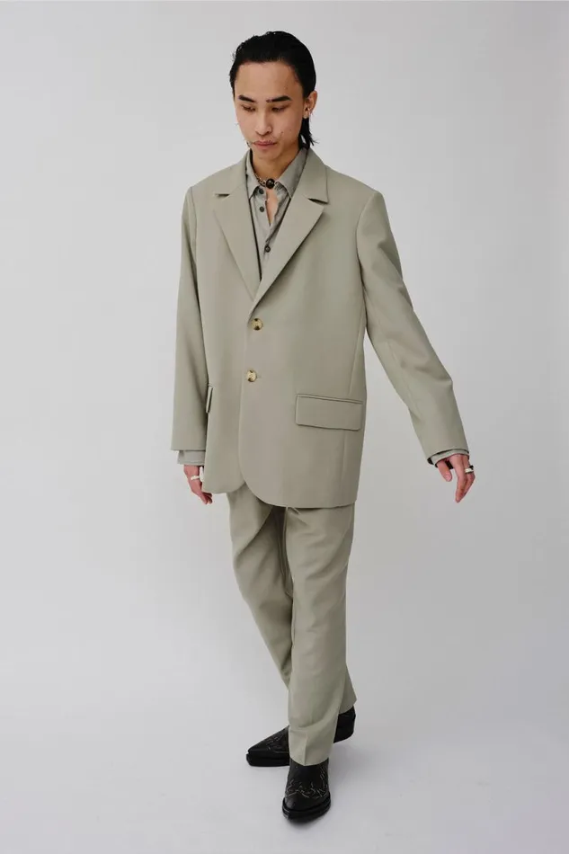 Osaka M 8211 Seagrass Men Won Hundred Coats and Jackets