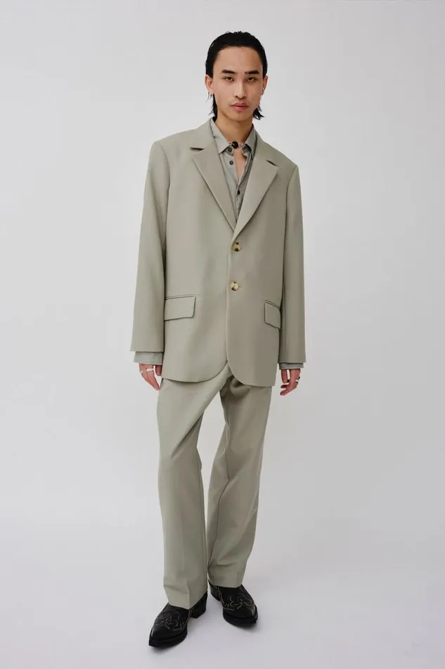 Osaka M 8211 Seagrass Men Won Hundred Coats and Jackets