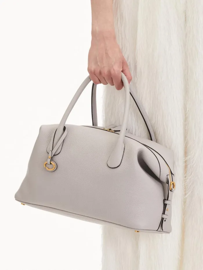 Oscar De La Renta The Dahlia Grigio Perla Women Signature Handbags Oscar De La Renta The Dahlia Grigio Perla Women Signature Handbags