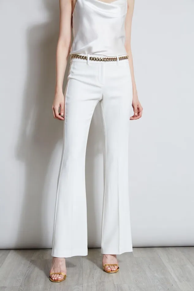 Outlet 8211 Women Bottoms Elie Tahari Fit and Flare Pant Foam