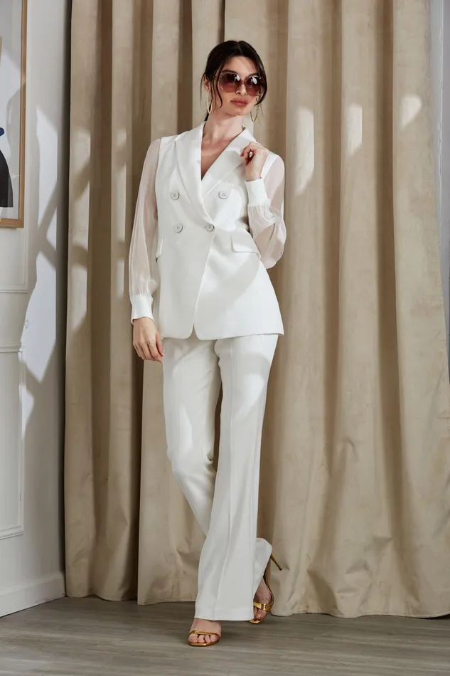 Outlet 8211 Women Bottoms Elie Tahari Fit and Flare Pant Foam