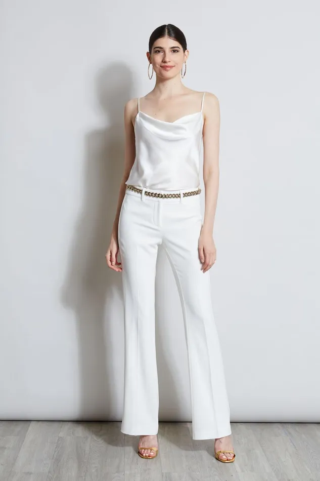 Outlet 8211 Women Bottoms Elie Tahari Fit and Flare Pant Foam