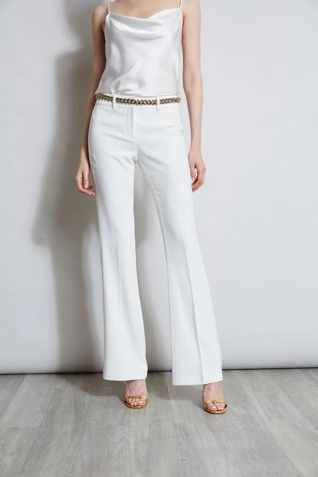 Outlet 8211 Women Bottoms Elie Tahari Fit and Flare Pant Foam