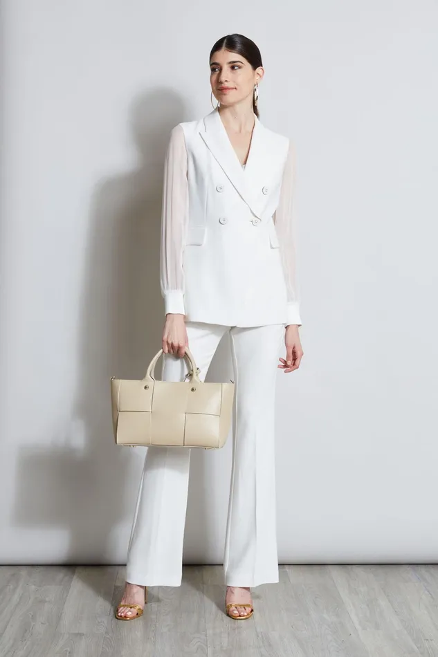 Outlet 8211 Women Bottoms Elie Tahari Fit and Flare Pant Foam