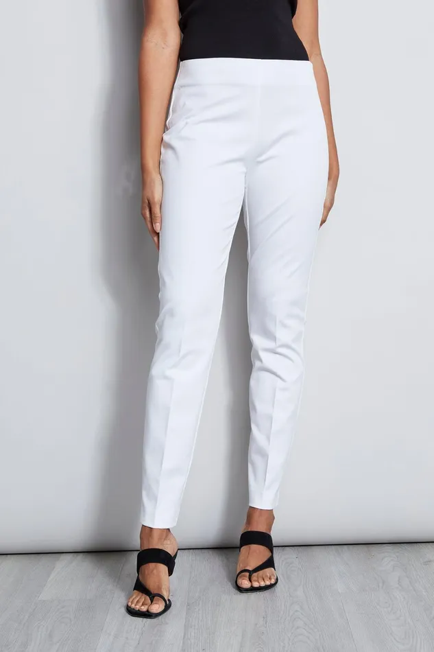 Outlet 8211 Women Bottoms Elie Tahari Skinny Long Pant White