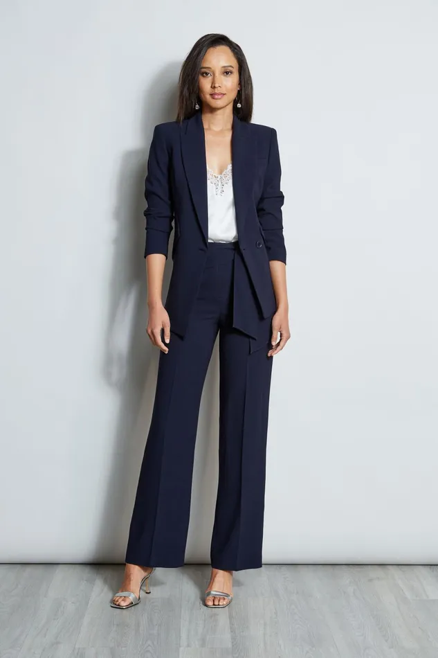 Outlet 8211 Women Jackets and Blazers Elie Tahari Asymmetrical Panel Blazer Stargazer