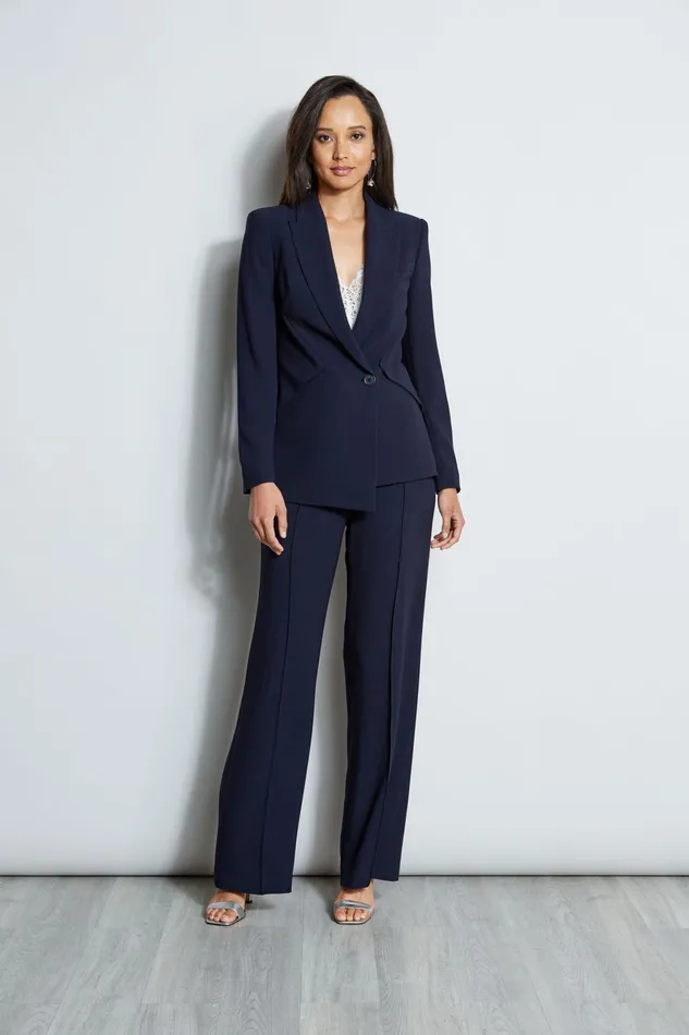 Outlet 8211 Women Jackets and Blazers Elie Tahari Asymmetrical Panel Blazer Stargazer
