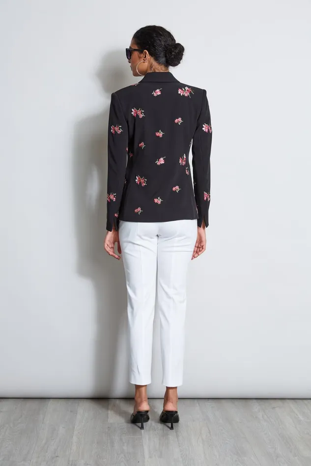 Outlet 8211 Women Jackets and Blazers Elie Tahari Floral Embroidered Blazer Arlon Floral