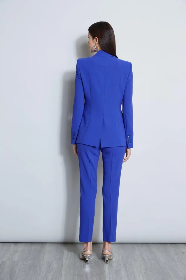 Outlet 8211 Women Suiting Elie Tahari Single Button Blazer Lapis