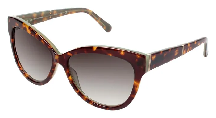 Outlet 8211 Women Sunglasses Elie Tahari Cat Eye Acetate Sunglasses Tortoise