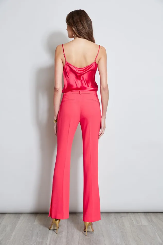 Outlet 8211 Women Tops Elie Tahari Silk Satin Cami Wild Strawberry