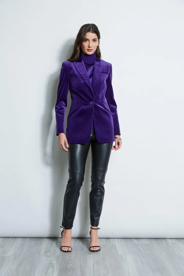 Outlet 8211 Women Tops Elie Tahari Sleeveless Satin Front Sweater Winter Plum