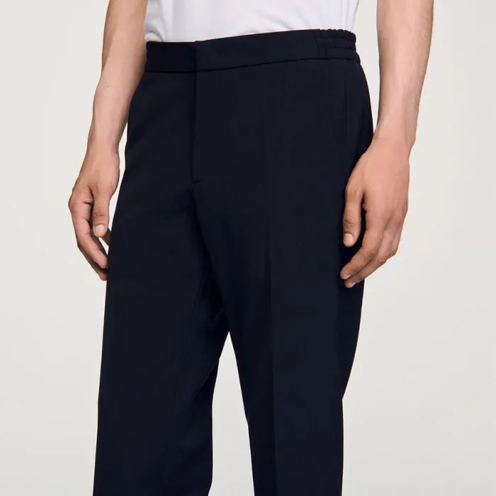 Pants and Shorts Men SANDRO Straightleg Trousers Black