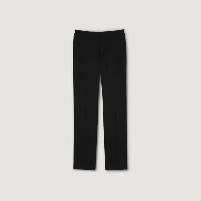Pants and Shorts Men SANDRO Straightleg Trousers Black