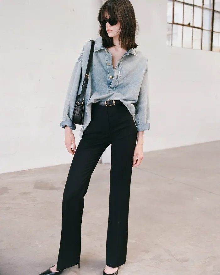 Pants and Shorts Nili Lotan Women CORETTE PANT Black