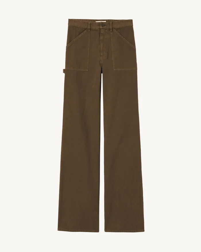 Pants and Shorts QUENTIN PANT Wood 8211 Nili Lotan Women