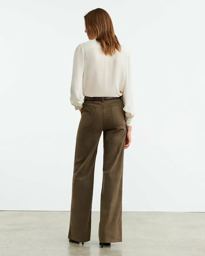 Pants and Shorts QUENTIN PANT Wood 8211 Nili Lotan Women