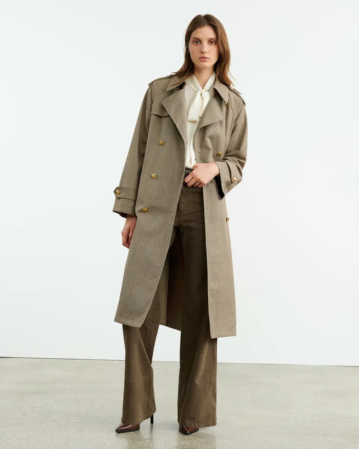 Pants and Shorts QUENTIN PANT Wood 8211 Nili Lotan Women
