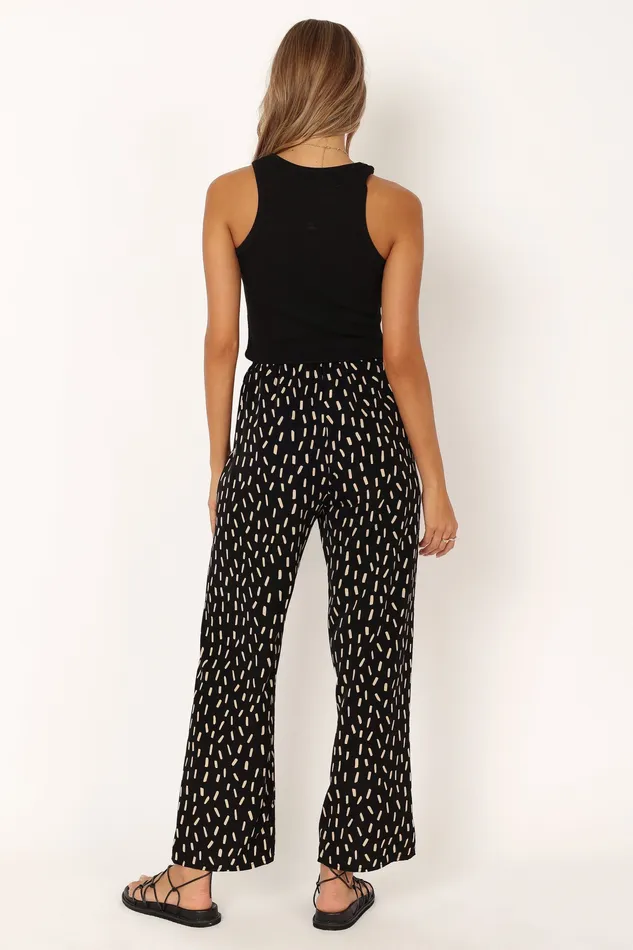 petalandpup Matching Sets Women Bastian Pants 8211 Black Beige Black Beige