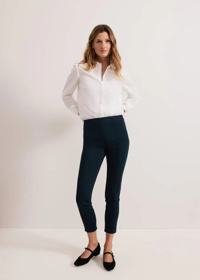 Phase Eight Amina Skinny Trousers Dark Green Women Trousers